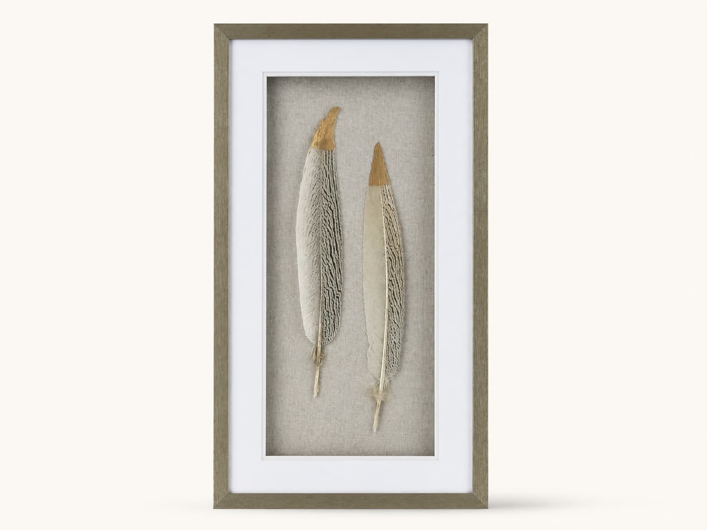 Cuadro en relieve de plumas image 1