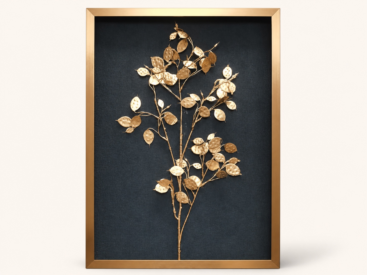 Gold Leaf Shadow Box image 1