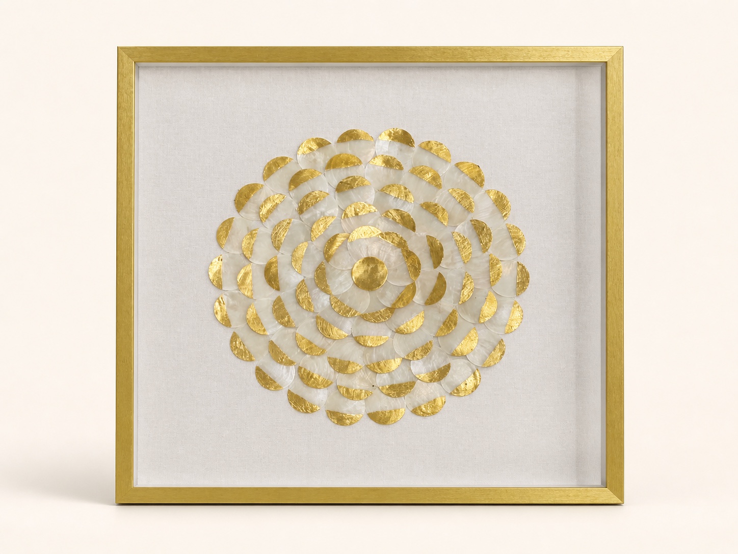 Capiz Shell Shadow Box image 1