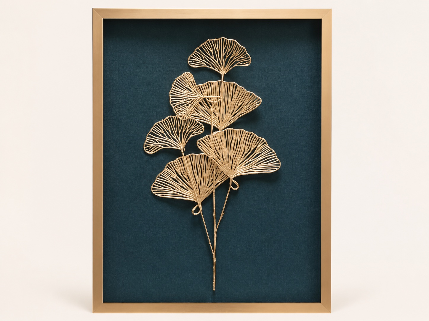 Gold Leaf Shadow Box image 1