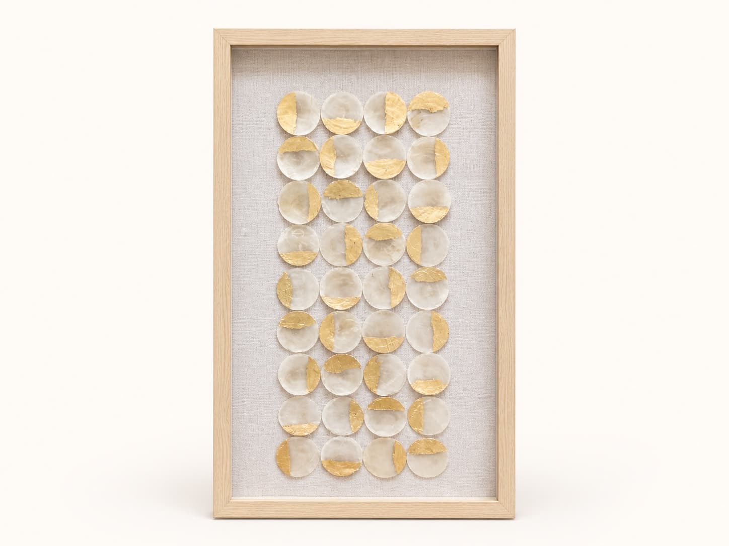 Cadre en relief en coquillages image 1