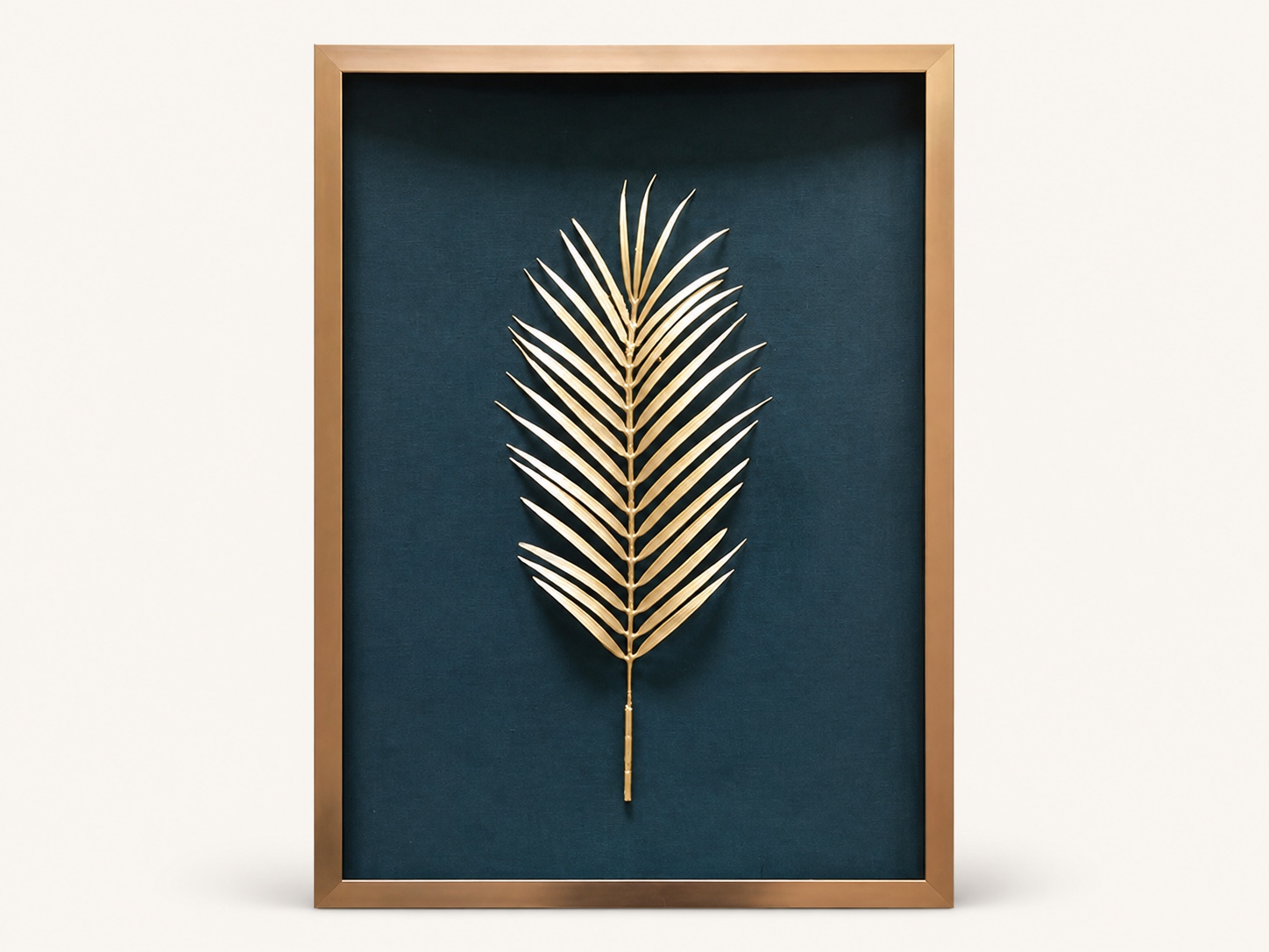 Gold Leaf Shadow Box image 1
