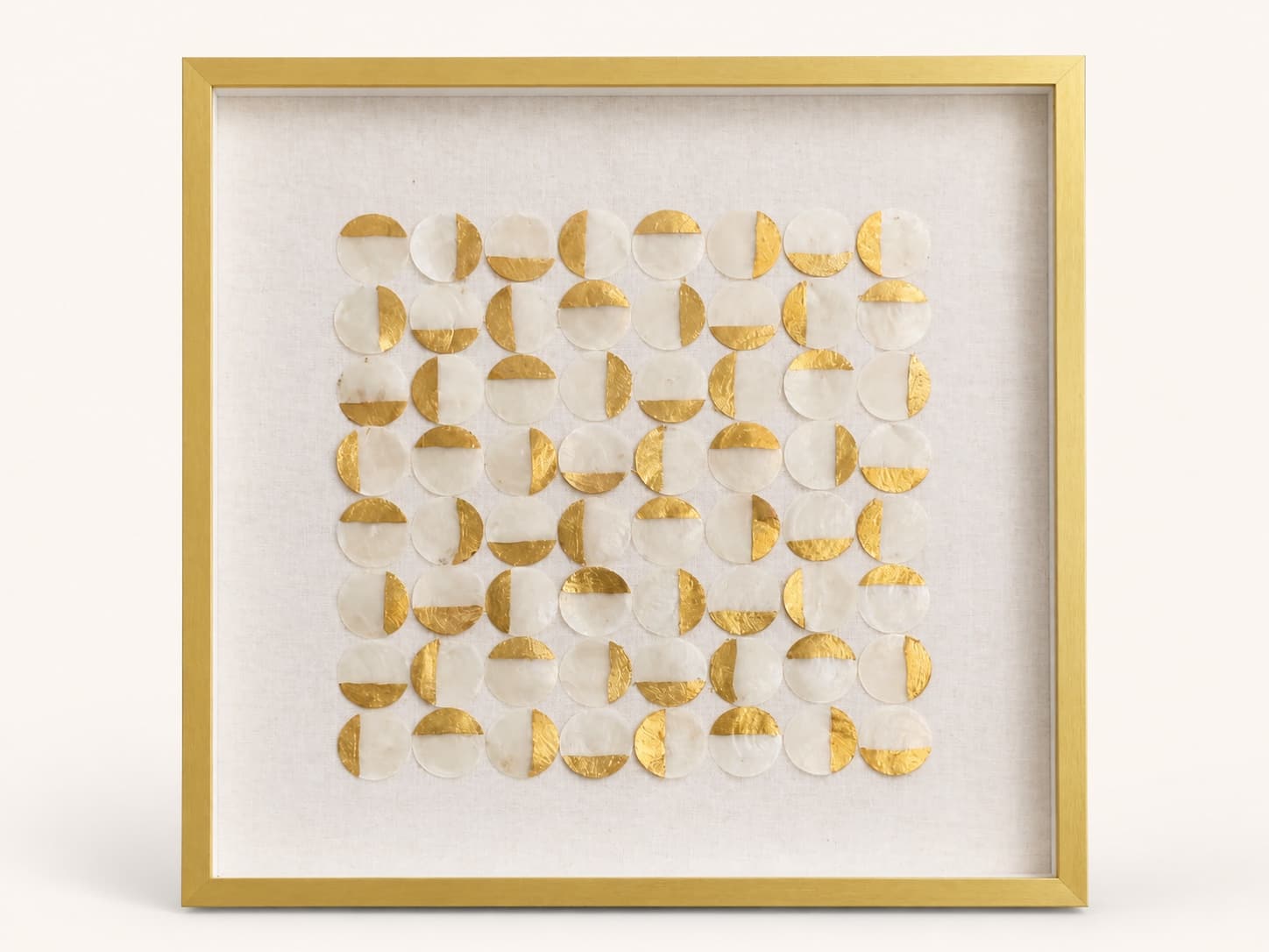 Cadre en relief en coquillages image 1