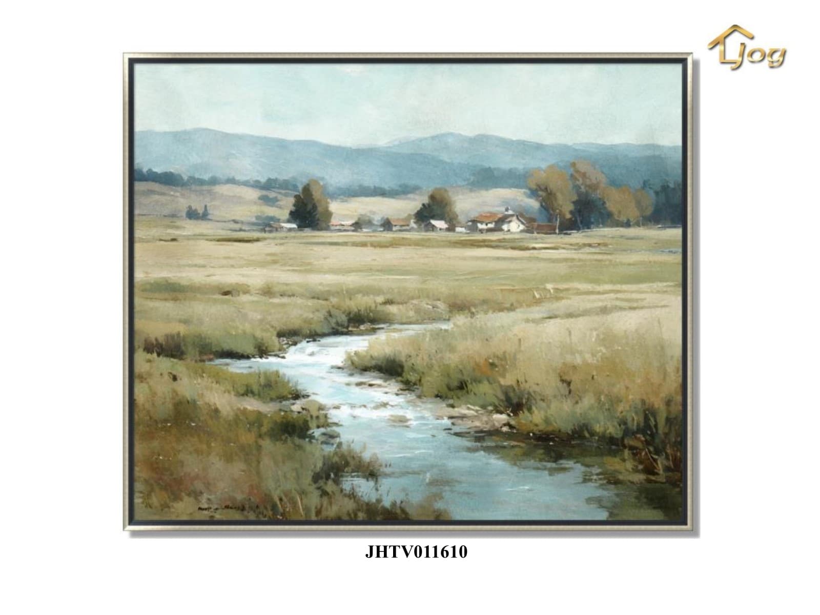 Custom landscape canvas wall art by Joyhome Arts